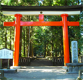 狭野神社の鳥居の写真